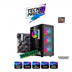 PROMO PC RYZEN 7 5700G DDR4 8GB RAM SSD 256GB SE ENTREGA CON SISTEMA