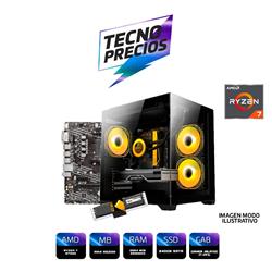 PROMO PC RYZEN 7 5700G DDR4 8GB SSD 240GB FUENTE 80 PLUS SE ENTREGA CON SISTEMA