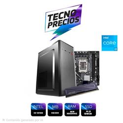 PROMO PC INTEL CORE I3-13100 DDR4 8GB SSD 240GB SE ENTREGA CON SISTEMA 