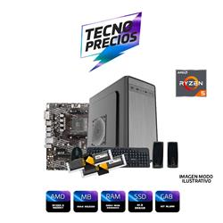 PC PROMO AMD RYZEN 5 5600GT DDR4 16GB SSD 256 SE ENTREGA CON SISTEMA 