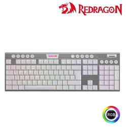 TECLADO REDRAGON K619W HORUS FS WHITE WIRED SW RED RGB.