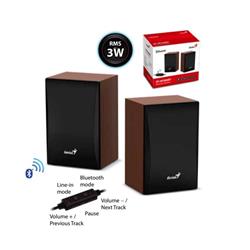 PARLANTE GENIUS SP-HF380 BT USB WOOD