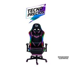 SILLA GAMER SOLARMAX 9027 LILA ARGB