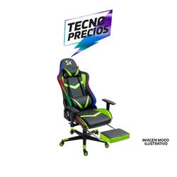 SILLA GAMER SOLARMAX 9027 VERDE ARGB