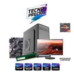 PROMO PC RYZEN 3 5300G DDR4 16GB 3200 SSD M.2 256 + MONITOR 19