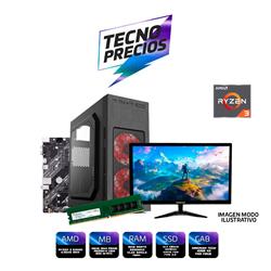PROMO PC RYZEN 3 5300G DDR4 16GB SSD M.2 256 + MONITOR 22