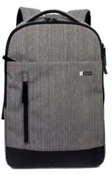 MOCHILA ZOM 15.6 ZB-200J GRIS/NEGRO USB