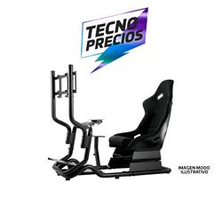 ESTRUCTURA REDRAGON SIMULADOR DE CARRERAS CYCLONE C/ ASIENTO Y SOPORTE TV