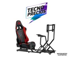 ESTRUCTURA REDRAGON SIMULADOR DE CARRERAS VORTEX C/ ASIENTO Y SOPORTE TV