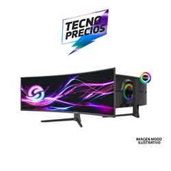 MONITOR 49 CURVO SOLARMAX 2K DQHD 144HZ RGB NEGRO