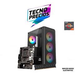 PROMO PC RYZEN 7 5700G A520M-A DDR4 8GB 3200MHZ SSD 480GB GAB GAMER RGB