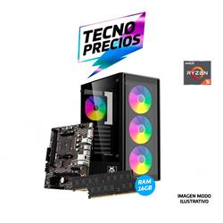 PROMO PC RYZEN 5 3400G A520M-A DDR4 16GB 3200MHZ SSD 240GB GAB GAMER RGB
