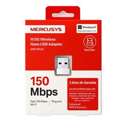 PLACA DE RED USB MERCUSYS MW 150US 150MBPS NANO