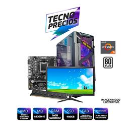 PROMO PC RYZEN 5 8600G DDR5 16GB SSD 480GB + MONITOR 24