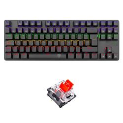 TECLADO T-DAGGER BORA LITE BLACK TGK-313-LIT RAINBOW WIRED