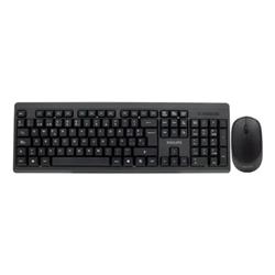 TECLADO + MOUSE PHILIPS WIRELESS SPT-6324 BLACK